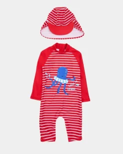 Octopus Unitard Set (6 Months-6 Years) - 2 Pieces