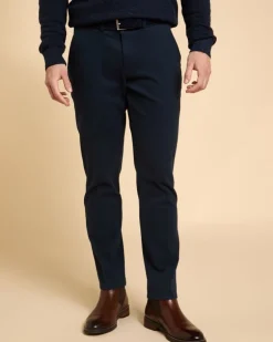 Paul Costelloe Living Men Navy Italian Fabric Trousers
