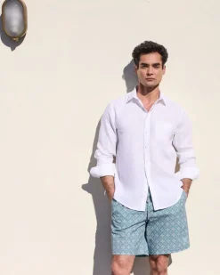 Paul Costelloe Living Men Printed Swim Shorts