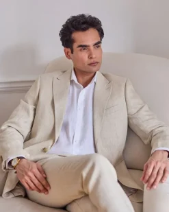 Paul Costelloe Living Men Linen Suit Blazer