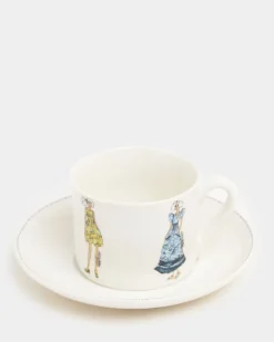 Paul Costelloe Living Round Lady Teacup And Saucer