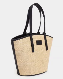 Paul Costelloe Living Studio Black Beach Bag
