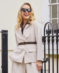 Paul Costelloe Living Studio Stone Textured Jacket