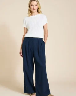 Paul Costelloe Living Studio Ivory Parga Short Sleeve Knit