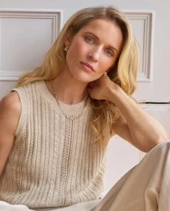 Paul Costelloe Living Studio Stone Polly Vest