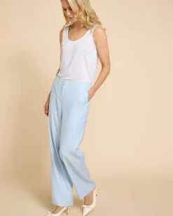 Paul Costelloe Living Studio Blue Linen Suit Trousers