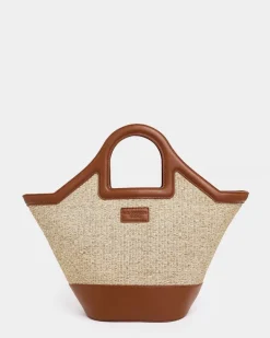 Paul Costelloe Living Studio Brown Beach Bag