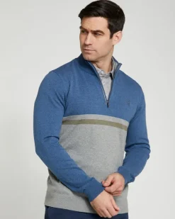 Pádraig Harrington Colour Block Half Zip Jumper