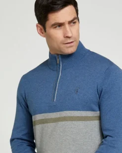 Pádraig Harrington Colour Block Half Zip Jumper