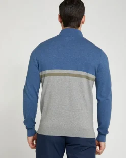 Pádraig Harrington Colour Block Half Zip Jumper