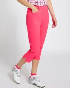 Pádraig Harrington Coral Cropped Golf Trousers