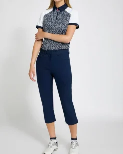 Pádraig Harrington Navy Cropped Golf Trousers