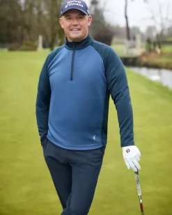 Pádraig Harrington Panel Quarter Zip Top