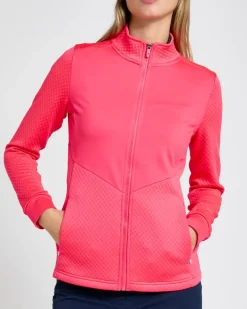 Pádraig Harrington Pink Textured Golf Jacket