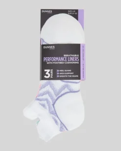 Performance Liner Socks - Pack Of 3