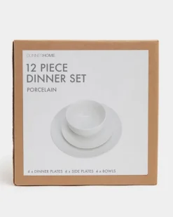 12-Piece Porcelain Dinnerware Set