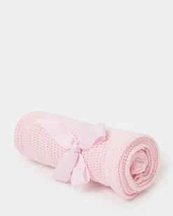 Pink Cellular Blanket