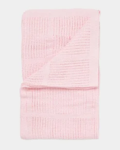Pink Cellular Blanket