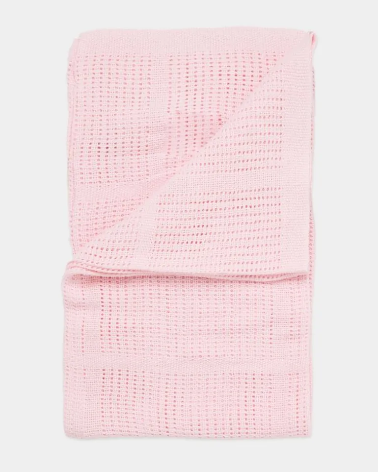 Pink Cellular Blanket