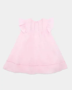 Pink Woven Dress (6 Months-5 Years)