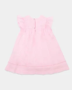 Pink Woven Dress (6 Months-5 Years)
