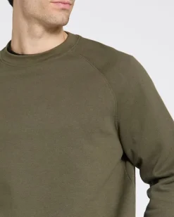 Pique Crew Neck Sweatshirt