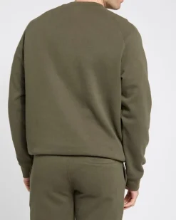 Pique Crew Neck Sweatshirt