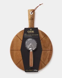 Pizza Board And Slicer