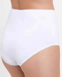 Plain Cotton Rich Full Briefs - Pack of 5