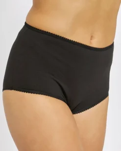 Plain Cotton Rich Full Briefs - Pack of 5