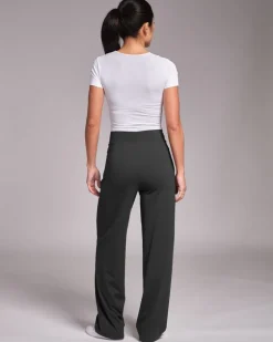 Powercut All-Day-Wear Wide Leg Trousers Asphalt Grey