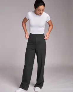Powercut All-Day-Wear Wide Leg Trousers Asphalt Grey