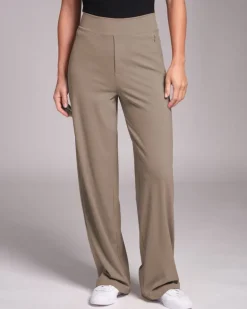 Powercut All-Day-Wear Wide Leg Trousers Sandy Taupe