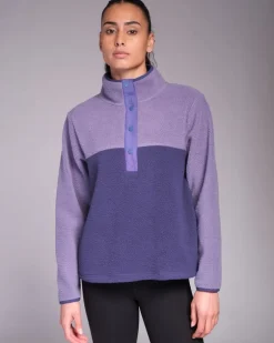 Powercut Ascend Half Snap Purple Haze Fleece