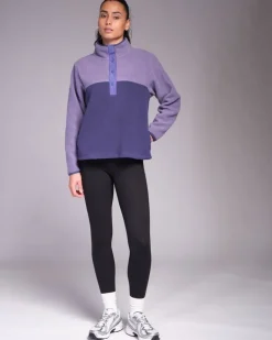 Powercut Ascend Half Snap Purple Haze Fleece