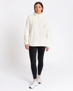 Powercut Ascend Quarter Zip Fleece Marshmallow