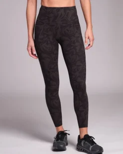 Powercut Sculpt High-Waisted Leggings Black Terrain