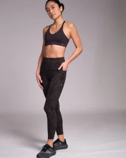 Powercut Sculpt High-Waisted Leggings Black Terrain