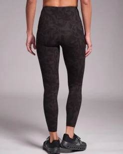 Powercut Sculpt High-Waisted Leggings Black Terrain