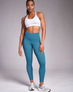 Powercut Sculpt High-Waisted Leggings Vintage Blue