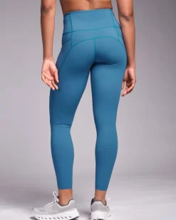 Powercut Sculpt High-Waisted Leggings Vintage Blue