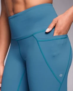 Powercut Sculpt High-Waisted Leggings Vintage Blue