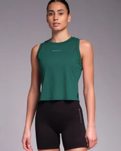 Powercut SOLID Tank Top Jungle Green