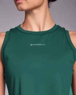 Powercut SOLID Tank Top Jungle Green