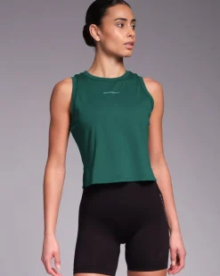 Powercut SOLID Tank Top Jungle Green