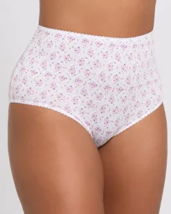 Print Cotton Rich Full Brief - Pack Of 5