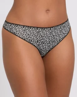 Print Cotton Rich Thongs - Pack of 5