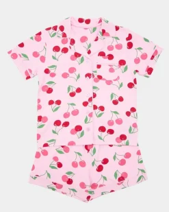 Printed Revere Short-Sleeved Pyjamas (3-14 Years)