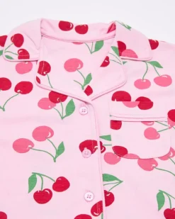 Printed Revere Short-Sleeved Pyjamas (3-14 Years)
