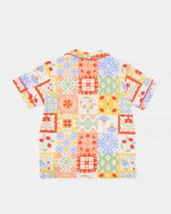 Printed Revere Short-Sleeved Pyjamas (3-14 Years)